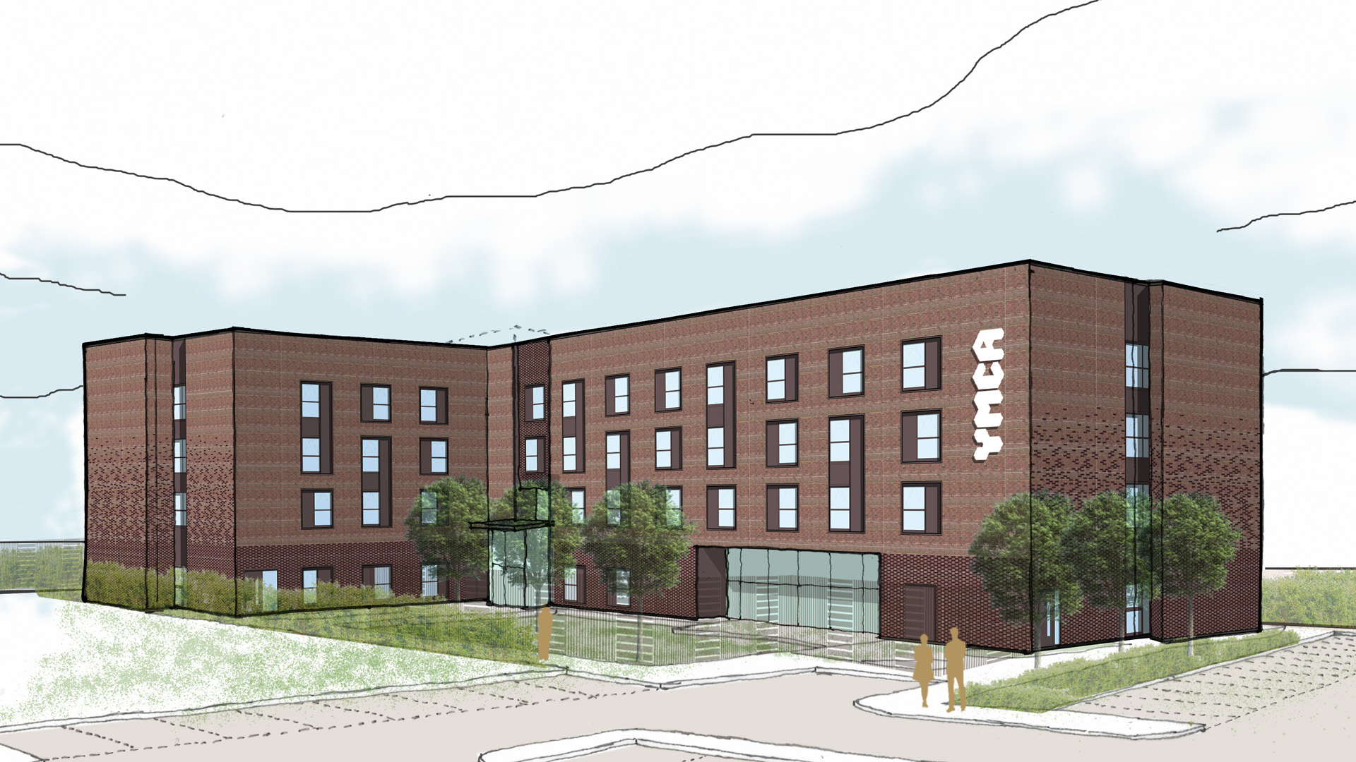 Saunders Achieve Planning For A Contemporary Ymca Hostel In Welwyn Garden City Blog